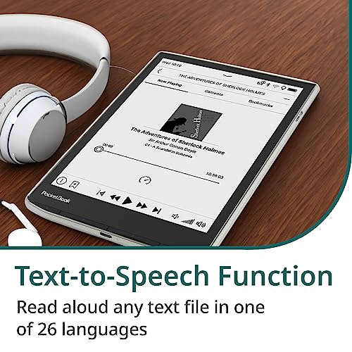 PocketBook InkPad Color 2 E-Book Reader | Enhanced 7.8'' Color E-Paper E-Ink Screen | Eye-Friendly E-Reader for Comics | SMARTlight | Audiobooks & Text-to-Speech | Bluetooth® & Built-in Speaker