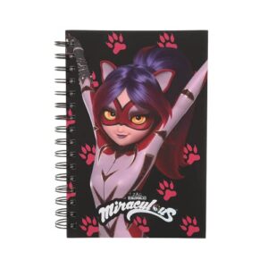 zag store - miraculous ladybug -super heroes notebook purple tigress