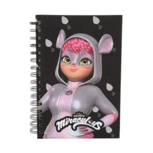 zag store - miraculous ladybug - super heroes notebook polymouse