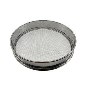 soil sieve for garen -12 inches soil sifter for rocks compost-sifting pan (1/8”mesh screen)