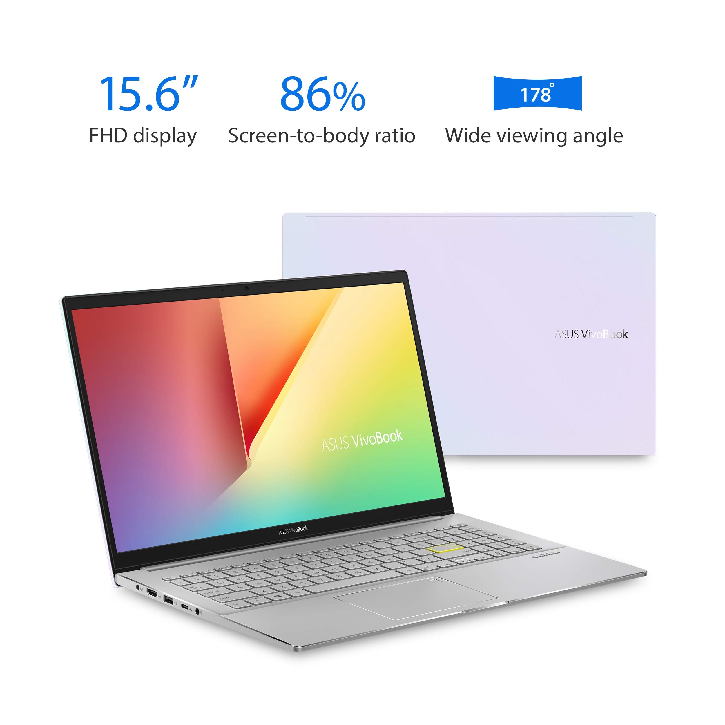 ASUS VivoBook S15, VivoBook S15 Standard Laptop Computers Dreamy White, Blanco De Ensueã±O