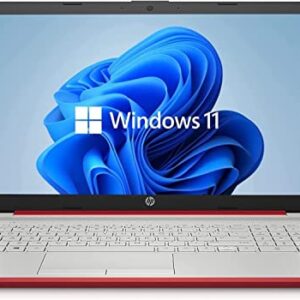 HP 15.6in Laptop (Intel Pentium Quad-Core N5000, 8GB Hugo Tech Mart RAM, 128GB SSD, HDMI, WiFi, Bluetooth, HD Webcam, Windows 11 S) (Renewed)