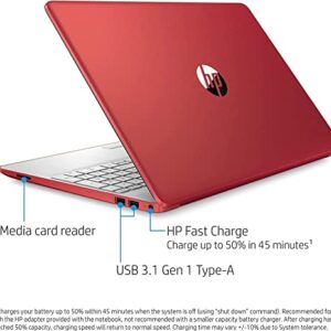 HP 15.6in Laptop (Intel Pentium Quad-Core N5000, 8GB Hugo Tech Mart RAM, 128GB SSD, HDMI, WiFi, Bluetooth, HD Webcam, Windows 11 S) (Renewed)
