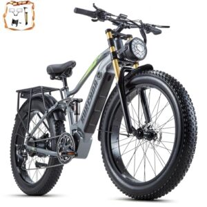 damson electric bike 1000w folding ebike for adult 48v 20ah removable battery 26"x4"fat tire up to 30mph &75 miles long range off road beach mountain electric bicycle with dual hydraulic disc brakes