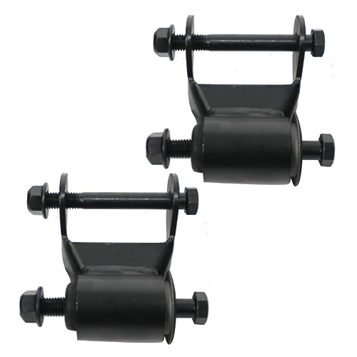 IBESTWOLF 2PCS Rear Leaf Spring Shackle Repair Kit LH Driver and RH Passenger Side for Chevy GMC 722-066