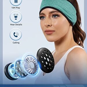 Fulext Sleep-Headphones-Headband-Bluetooth - Headphones for Sleeping Sleep Mask Headphones with Thin HD Stereo Speakers Perfect for Side Sleepers,Insomnia,Sport,Travel Best Gifts for Men Women