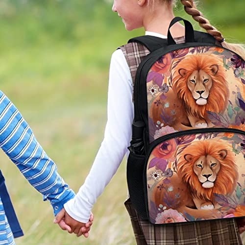 SYtrade 17-Inch Animal Print Backpack 3D Lion King Bag Boys Daypack Child Schoolbag