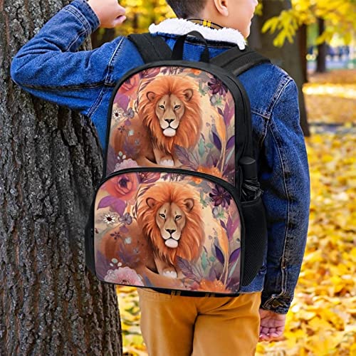 SYtrade 17-Inch Animal Print Backpack 3D Lion King Bag Boys Daypack Child Schoolbag