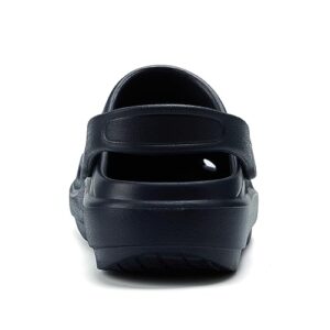 welltree Women's Garden Shoes Clogs Recovery Slide Sandals,Navy,US 10