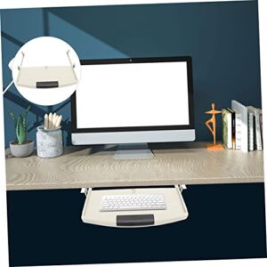 Tofficu 1pc Computer Keyboard Case Desk Keyboard Tray Computer Holder for Desk Computer Keyboard Tray Under Table Pen Tray Under Table Box Keyboard Storage Tray Desk Organizer Foshan