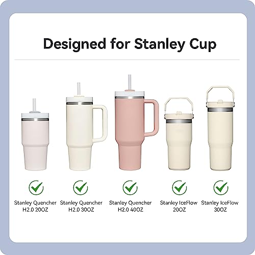 Prurex 2 Pcs Silicone Boot for Stanley Cup Tumbler 40oz & IceFlow 20oz 30oz, Bottle Bottom Sleeve Cover Compatible with Stanley Cup Accessories(Royal Blue)