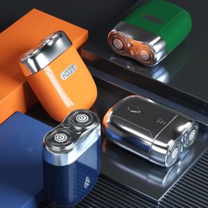 Powerful High Speed Storm Shaver: 2023 Upgraded Electric Travel Razor Shaver (Silver)