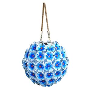 solustre solar flower ball light outdoors solar lights out door decor hydrangea decor hydrangea hanging light solar ball light solar hanging ball solar blue hydrangea lamp garden solar lamp