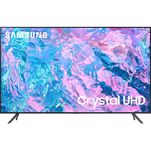 SAMSUNG UN58CU7000 58 inch Crystal UHD 4K Smart TV Bundle with 2 YR CPS Enhanced Protection Pack (2023 Model)