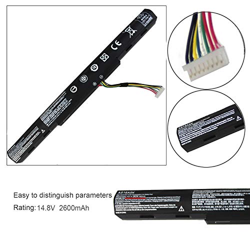 Shyarweyy AS16A5K AS16A8K 4ICR19/66 Battery for Acer Aspire E15 E5-575 E5-575G E5-576 E5-576G F5-771G F5-573 E5-475 E5-523 E5-553 E5-774 E5-575-33BM E5-575-74RC E5-575-52JF N16Q1/2 KT.00605.002