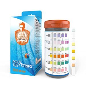 Pool and Hot Tub Test Strips - Medical-Grade Precision 3-1 4-1 7-1 Pool Test Kit - Testing pH, Free Chlorine(Bromine), Total Alkalinity & Cyanuric Acid and So on - Pool Water Test Kit