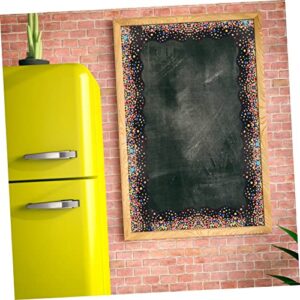 Ciieeo 2 Rolls Bulletin Board Stickers Removable Wall Stickers Black Out Stickers Black Chalkboard Classroom Border Trim Bulletin Board Border Stickers Bulletin Border Sticker Wall Decors