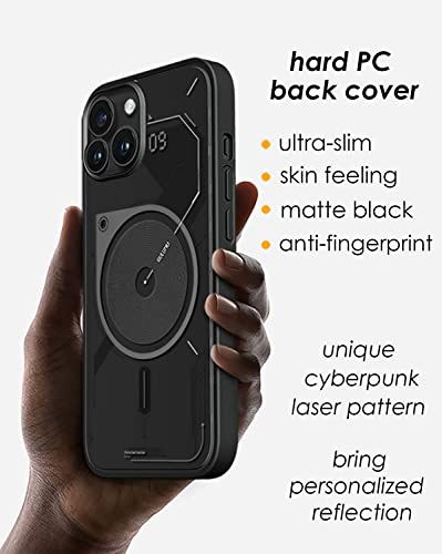 Aulumu [Compatible with MagSafe] for iPhone 14 Pro Max & Magnetic Phone Grip, Includes Phone case and Magnetic Phone Holder