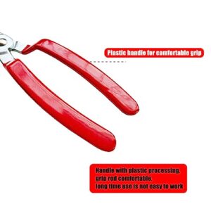 Dewkou Pack-1 Car Relay Disassembly and Assembly Clamp, Multifunctional Car Puller Plier, Car Relay Disassembly Clamp Relay Extraction Pliers (Red)