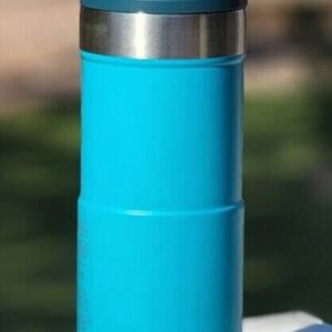 Starbucks Stanley Stainless Steel Trigger Action Vacuum Tumbler 12 FL OZ TEAL