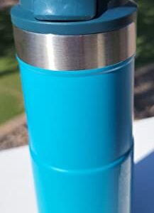 Starbucks Stanley Stainless Steel Trigger Action Vacuum Tumbler 12 FL OZ TEAL