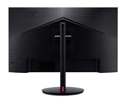 acer Nitro 27" WQHD 2560 x 1440 PC Gaming IPS Monitor | AMD FreeSync Premium | Up to 180Hz Refresh | Up to 0.5ms | DCI-P3 95% | 1 x Display Port 1.2 & 2 x HDMI 2.0 | XV271U M3bmiiprx,Black