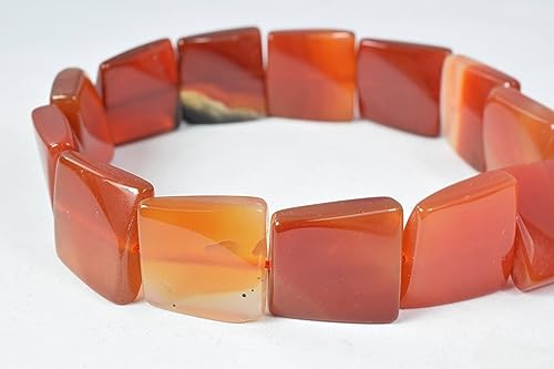 Carnelian Stone Square Beads Size 18x18mm Gemstone Beads Beads, Gemstones, Square Beads, Carnelian