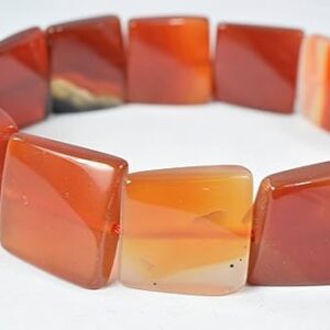 Carnelian Stone Square Beads Size 18x18mm Gemstone Beads Beads, Gemstones, Square Beads, Carnelian