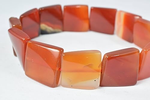 Carnelian Stone Square Beads Size 18x18mm Gemstone Beads Beads, Gemstones, Square Beads, Carnelian