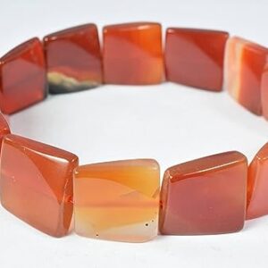 Carnelian Stone Square Beads Size 18x18mm Gemstone Beads Beads, Gemstones, Square Beads, Carnelian