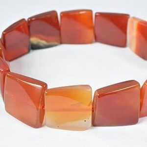 Carnelian Stone Square Beads Size 18x18mm Gemstone Beads Beads, Gemstones, Square Beads, Carnelian