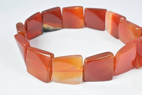 Carnelian Stone Square Beads Size 18x18mm Gemstone Beads Beads, Gemstones, Square Beads, Carnelian