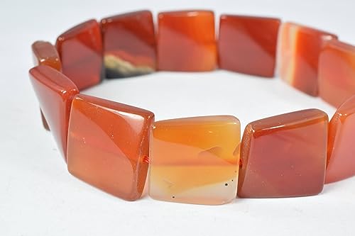 Carnelian Stone Square Beads Size 18x18mm Gemstone Beads Beads, Gemstones, Square Beads, Carnelian