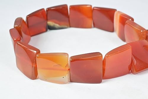 Carnelian Stone Square Beads Size 18x18mm Gemstone Beads Beads, Gemstones, Square Beads, Carnelian