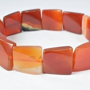 Carnelian Stone Square Beads Size 18x18mm Gemstone Beads Beads, Gemstones, Square Beads, Carnelian