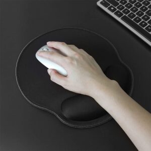 TREXD Mouse Pad with Writ Rest Soft Memory Foam Mouse Pad Anti-Skid Ergonomic Mat Gel Wrist Support Gaming Mouse Pad