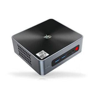 beelink sei8 mini pc,8th generation intel core i5-8259u(4c/8t,up to 3.8ghz),mini computer with 16gb ddr4 ram/1tb ssd,supports 4k dual hdmi display/usb3.0/wifi5/bt5.0/auto power on/for home/office
