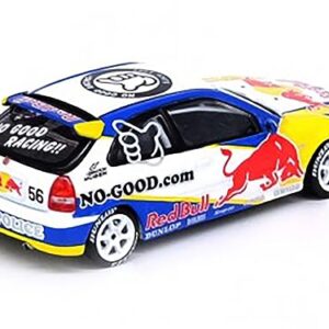 Inno Models Civic Type-R (EK9) RHD (Right Hand Drive) No Good Racing Livery 1/64 Diecast Model Car IN64-EK9-JDM14