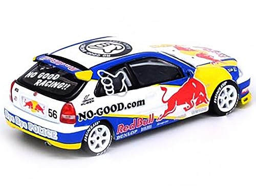 Inno Models Civic Type-R (EK9) RHD (Right Hand Drive) No Good Racing Livery 1/64 Diecast Model Car IN64-EK9-JDM14