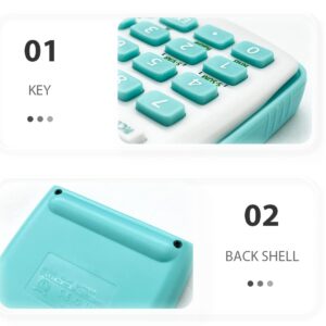 Colorful Scientific Calculator,Scientific Calculator with Cute Design for School and Business (Green)