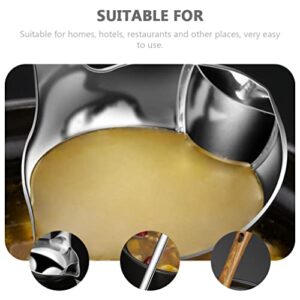 Luxshiny Oil Separator Soup Ladle, Stainless Steel Gravy Food Fat Separator Skimmer Spoon Grease Strainer Separater for Home Kitchen and Cooking