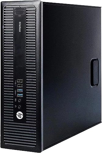 HP EliteDesk 800 G2 SFF Computer, Intel Core i7 6700 3.4Ghz, 32GB DDR4 RAM, 1TB SSD, 500GB HDD, RGB Keyboard, WiFi, BT, Windows 10 Pro(Renewed)