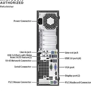 HP EliteDesk 800 G2 SFF Computer, Intel Core i7 6700 3.4Ghz, 32GB DDR4 RAM, 1TB SSD, 500GB HDD, RGB Keyboard, WiFi, BT, Windows 10 Pro(Renewed)