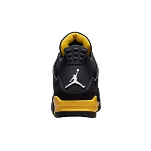 Air Jordan 4 Retro Grade School Black/White-Tour Yellow 408452-017 6Y