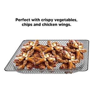 Yctze Oven Grill Rack, Chef Baking Sheets Stainless Steel Toaster Oven Grill Rack Cooling Rack Set Oven Crisp Baking Tray for Baking Cooking Roasting Oven Use