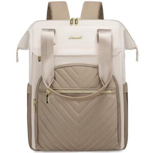 lovevook laptop backpack for women, 15.6 inch work laptop bag，waterproof teacher nurse bag with usb port,fashion travel bag business computer backpack purse