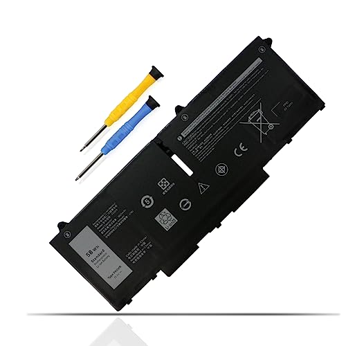 MULS FK0VR 58Wh Laptop Battery Replacement for Dell Latitude 5330 7330 7430 7530 5330 2-in-1 7330 2-in-1 7430 2-in-1 FK0VR FKOVR 8H6WD 293F1 01VX5 404T8 51R71 8P81K 3625mAh 4-Cells