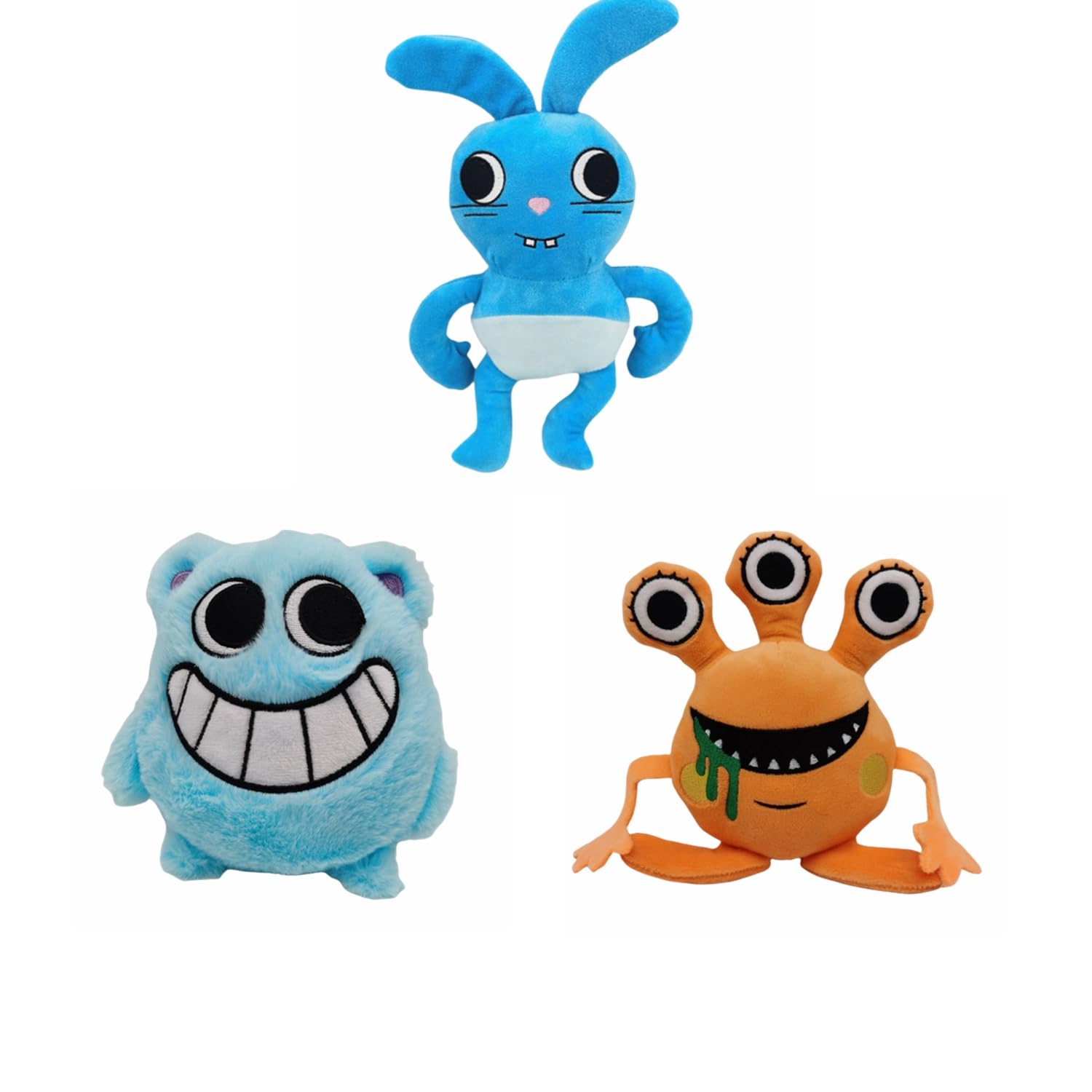 RUYOMS Garten of Banban Plush, 6Pcs Garten of Ban Ban Plush Monster for Kids, Garten of Banban Plushies Toy for Kids Fans Gift (6PCS-B)