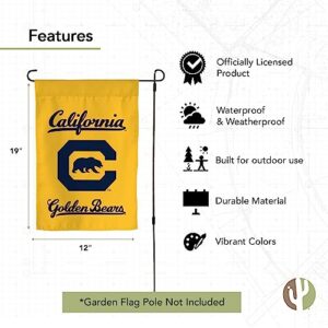 University of California Berkeley Garden Flag Golden Bears Cal UC Banner 100% Polyester (Design J)