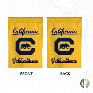 University of California Berkeley Garden Flag Golden Bears Cal UC Banner 100% Polyester (Design J)